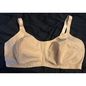 Enamor A042 Full Figure Beige Cooling Supima Cotton Non Padded Wirefree Bra 40D‎